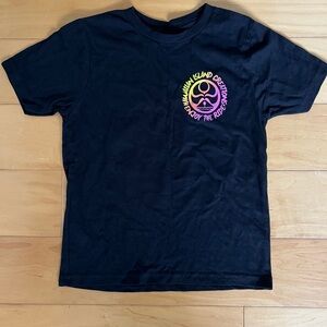 Kids Black Graphic T-Shirt